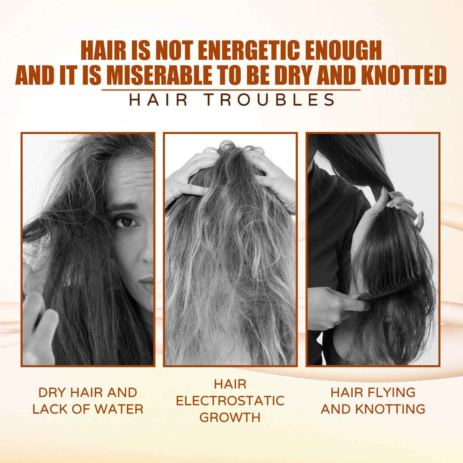 EELHOE jojoba juuksehooldusõli silub kuivi ja kahuseid juukseid, tugevdab juukseid, masseerib peanahka ja hooldab juukseid._voghion.com