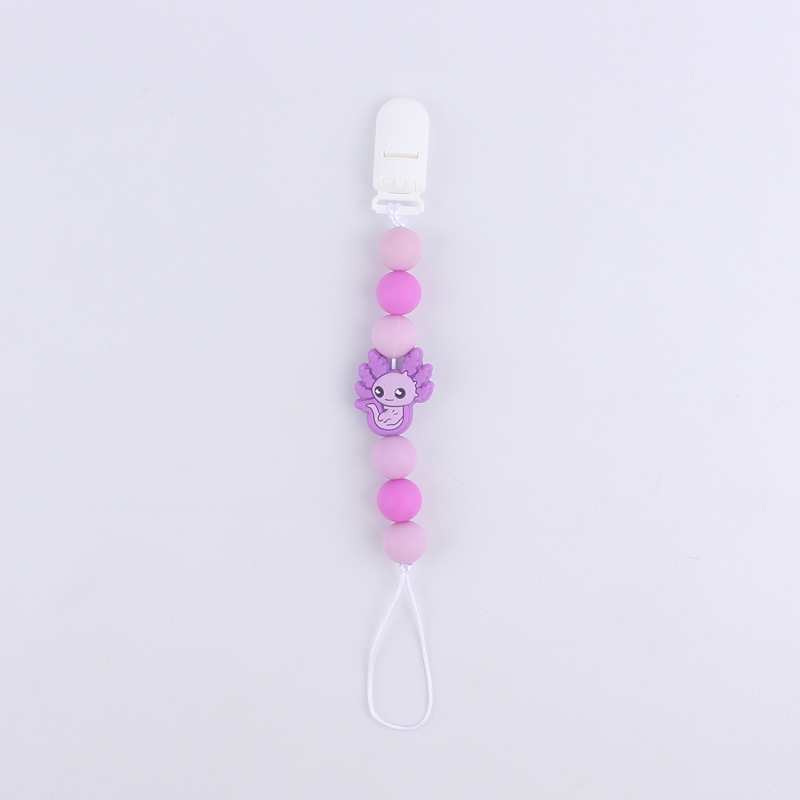 Nuevo bebé suministros chupete cadena creativa DIY dibujos animados estetoscopio pan cuerno mordedor cadena anti-gota