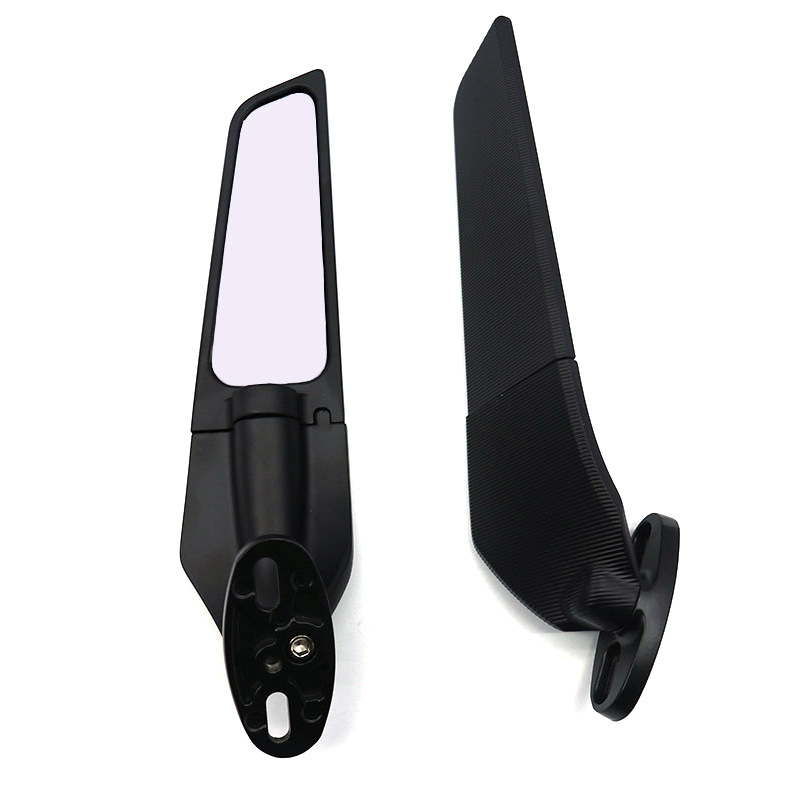 Motorcycle modified rearview mirror large mirror horizon universal mirror fixed wing mirror sports car mirror