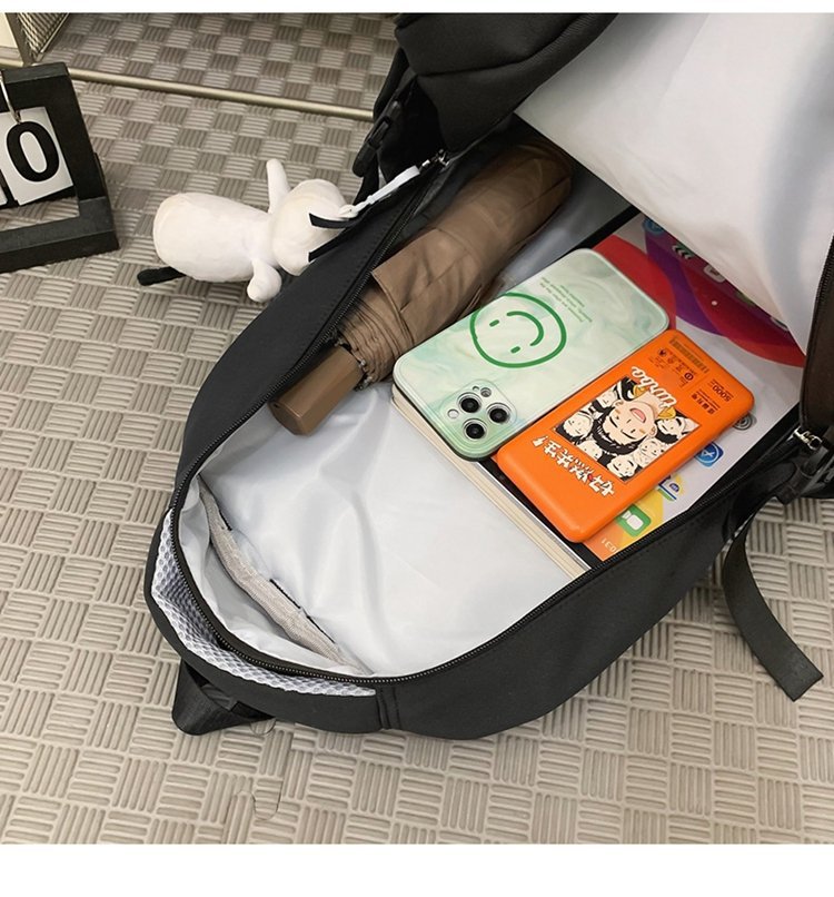 高颜值初中生书包2024新款女生高中生大容量中学生减负护脊男