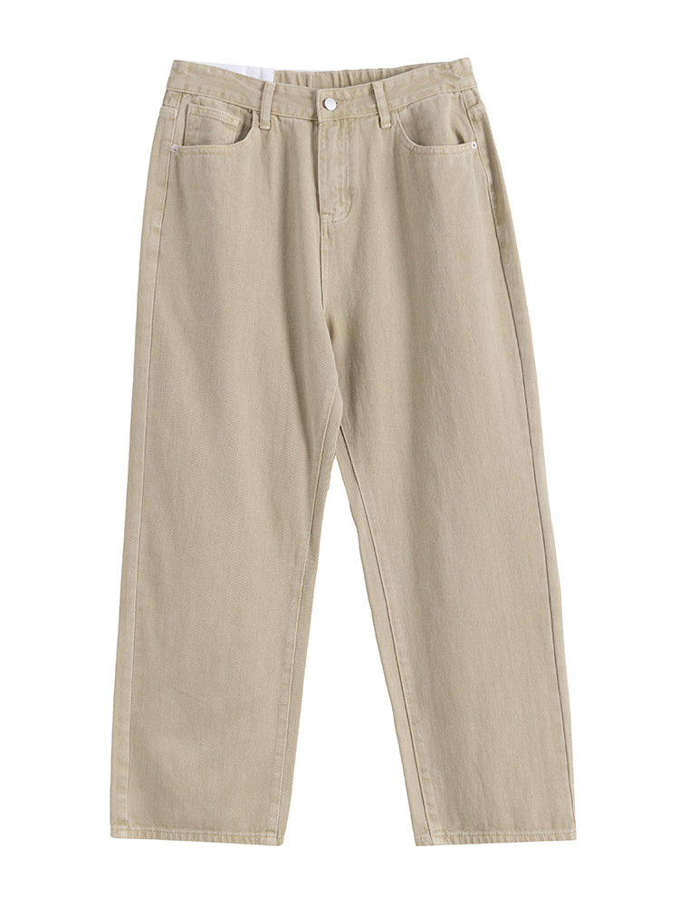 Casual estilo americano vintage algodón herramientas de piernas de cocina de cocina para hombres otoño invierno 2026 nuevo estilo japonés pantalones largos sueltos para hombres