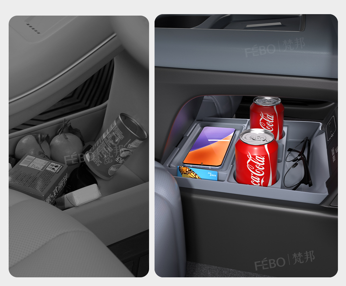 Xpeng G6 Smart Driving Edition Central Console Storage Box Organizer, Dedicated Car Interior Accessories Modification