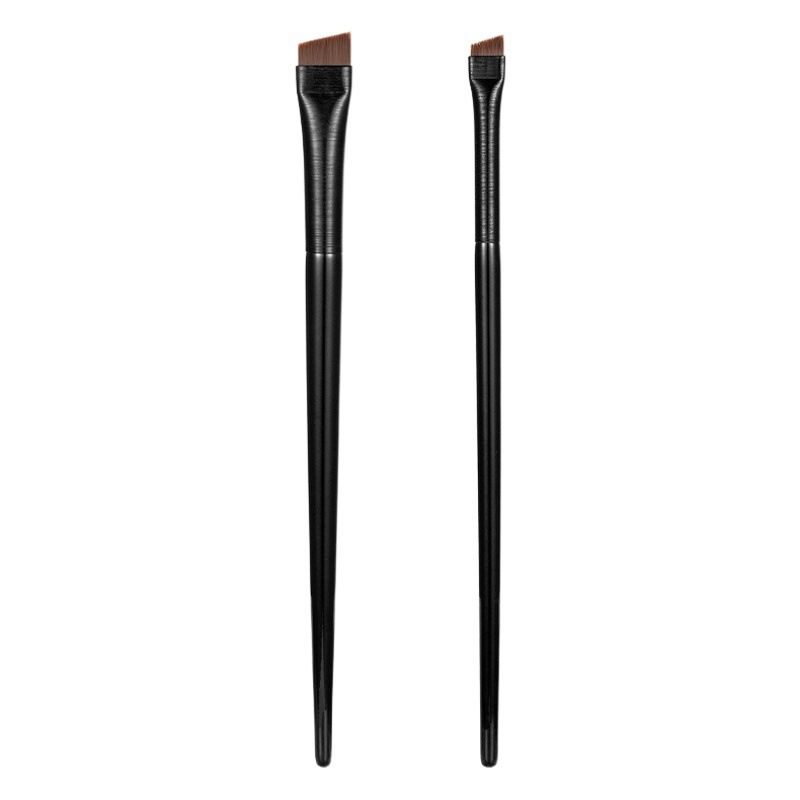 Individual A102 cepillo delineador de ojos hoja plana ángulo oblicuo delineador de ojos extremadamente delgado cepillo de cejas conjunto de cepillo de maquillaje de ojos