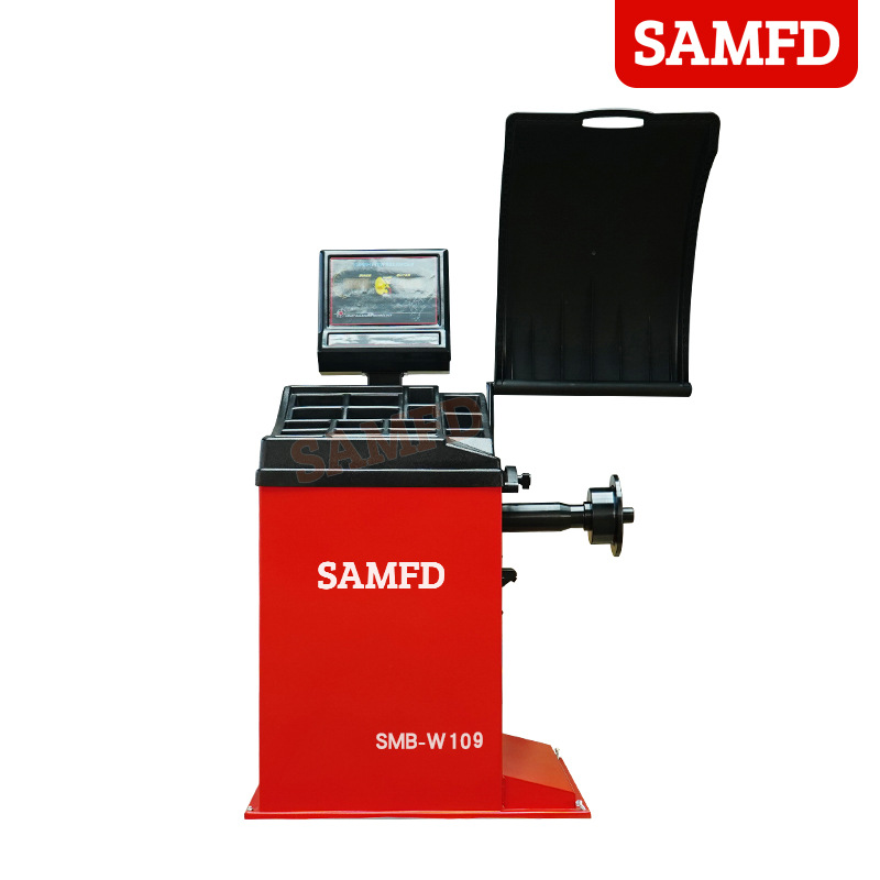 SAMFD equilibrador de neumáticos automático máquina de equilibrio equipo de protección de ruedas cubierta protectora mantenimiento de automóviles de alta precisión
