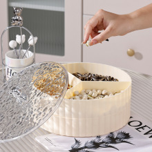 过年喜庆糖果盒客厅家用轻奢干果盘高颜值瓜子零食收纳盒乔迁之喜