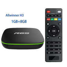 R69 BOX Allwinner H3 TVBOX網絡播放器 安卓機頂盒1G+8G電視盒子