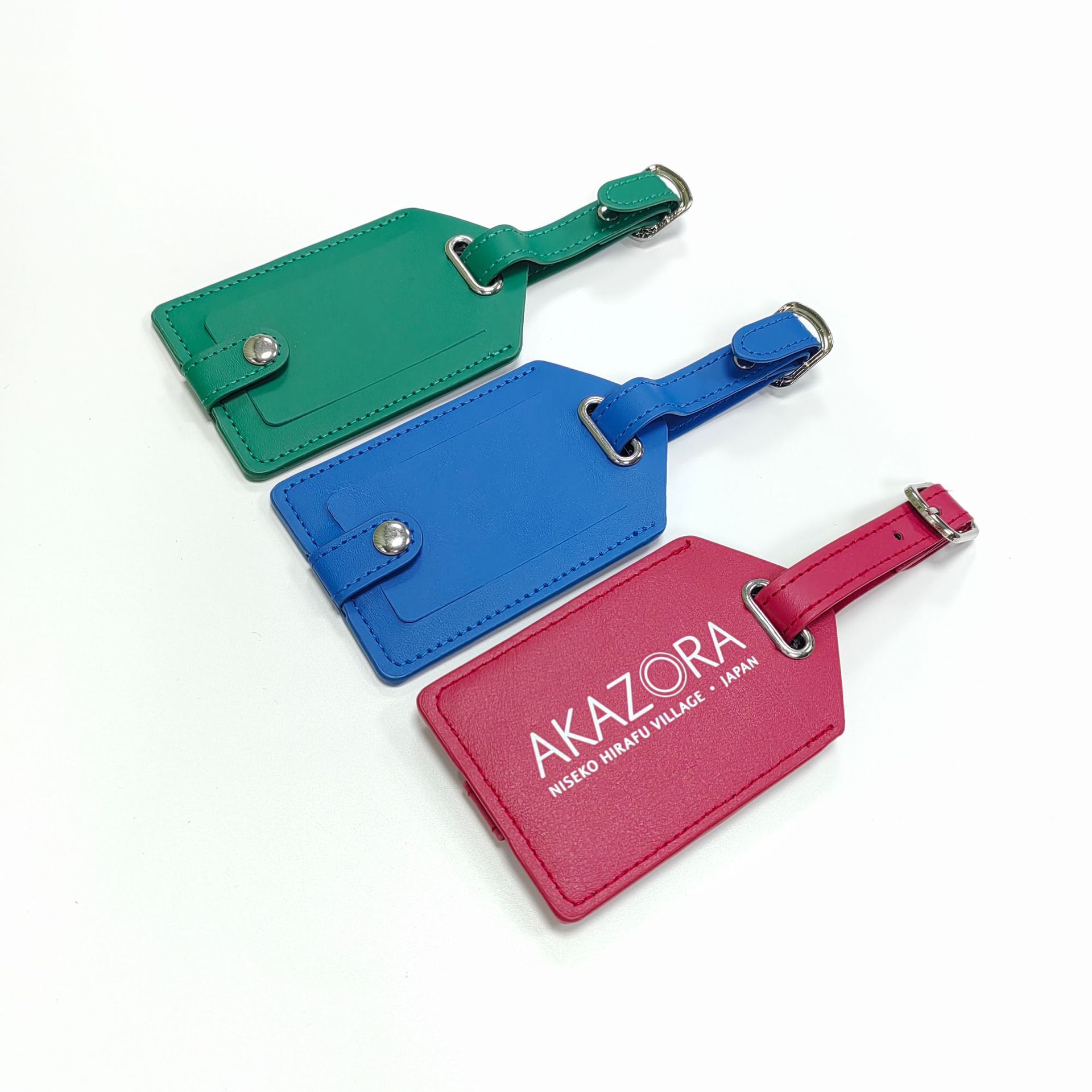 PU luggage tag, luggage label, bag and backpack tag, leather goods luggage tag, custom logo