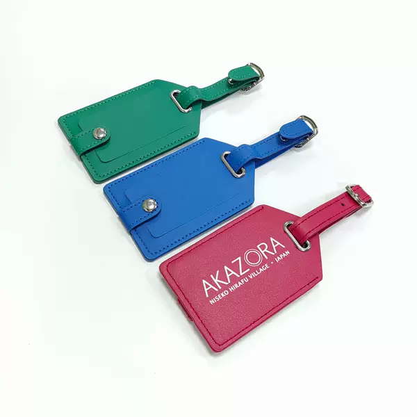 PU luggage tag, luggage label, bag and backpack tag, leather goods luggage tag, custom logo