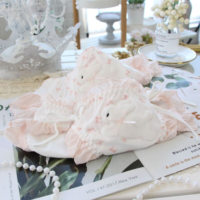 Dalian Aidi Dora Lolita Japanese-Style Panties Plush Rabbit Comfortable Cotton Pure Desire Cute Briefs Women A337