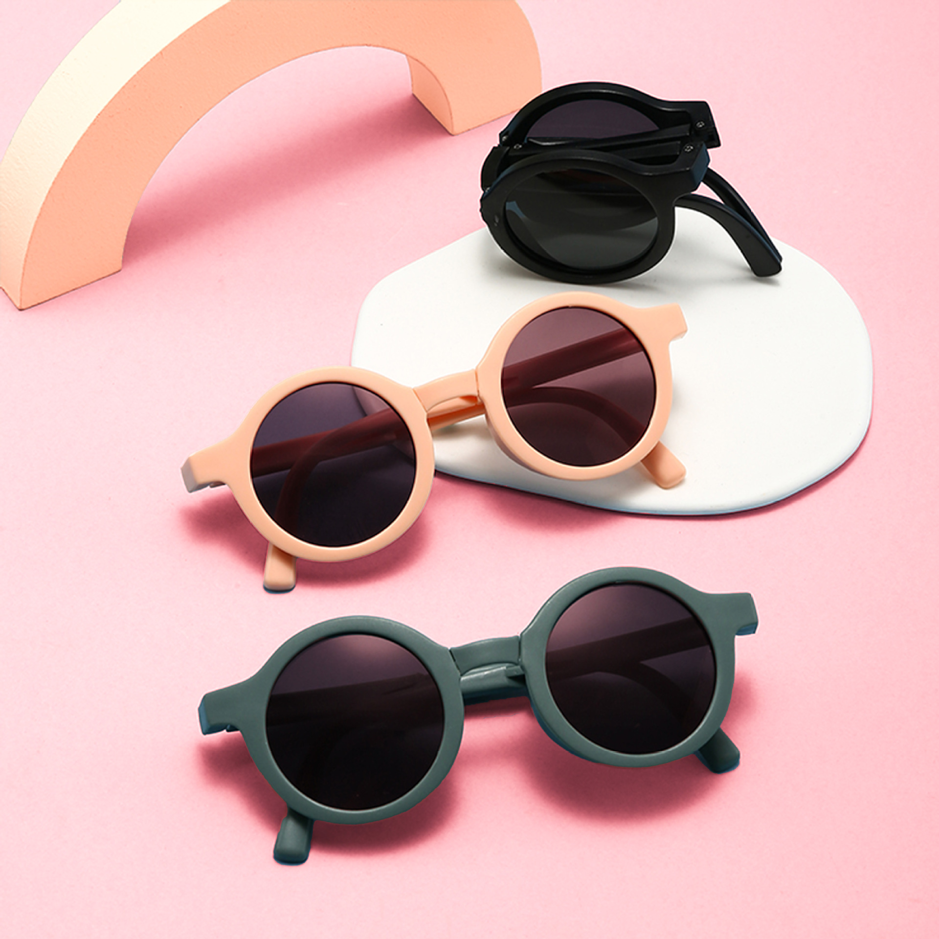 Gafas de Sol Plegables para Niños de PC con Protección UV400 para Viajes image 1
