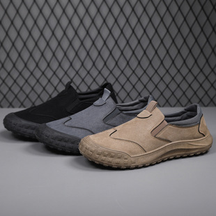 24 spring hot labor protection shoes men's shoes low top waterproof leather boots men's outdoor non-slip wear-resistant casual work shoes