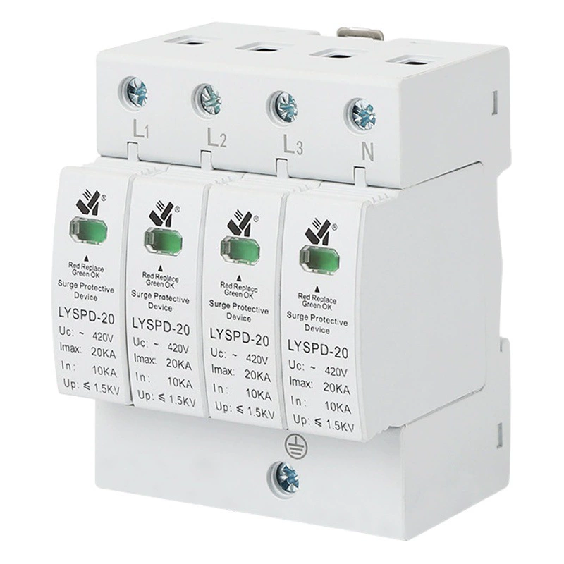 Интеллектуальный сетевой фильтр SPD, вторичный сетевой фильтр, грозоразрядник T2 20ka40ka4P
