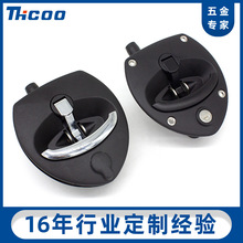 斯科工具箱锁工程塑料面板锁T型拉手锁双锁结构设备柜平面锁A7897