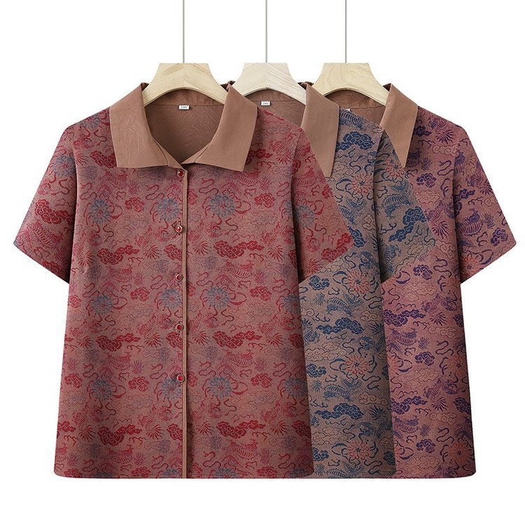 Spring Fashion Casual Women's Clothing for Moms, Stylish and Elegant, Everyday Commuting Shirt