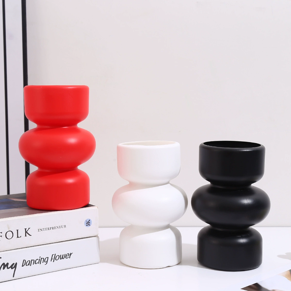 Европейская винтажная пластиковая ваза креативная гостиная ваза