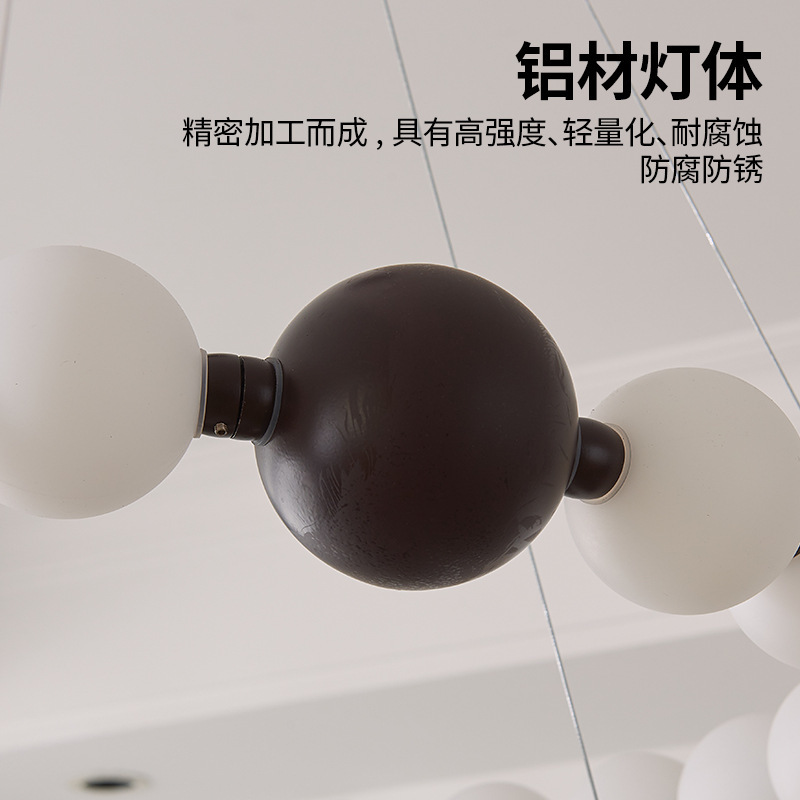 Sala de comedor calabaza LED dormitorio francés calabaza antigua lámpara principal lámpara de sala de estar retro creativo Zhongshan