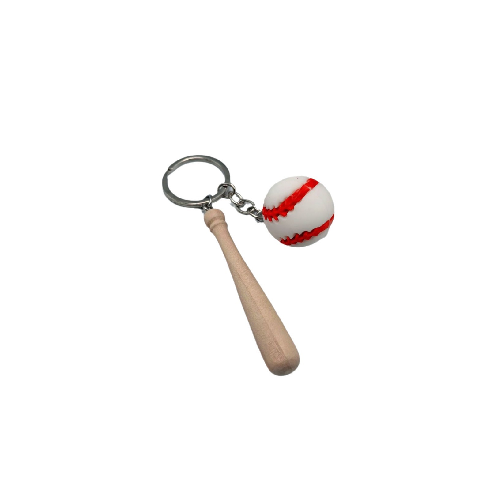 Mini simulación de béisbol de PVC 2 piezas conjunto de colgantes de llaver deportivo colgantes regalos transfronterizos