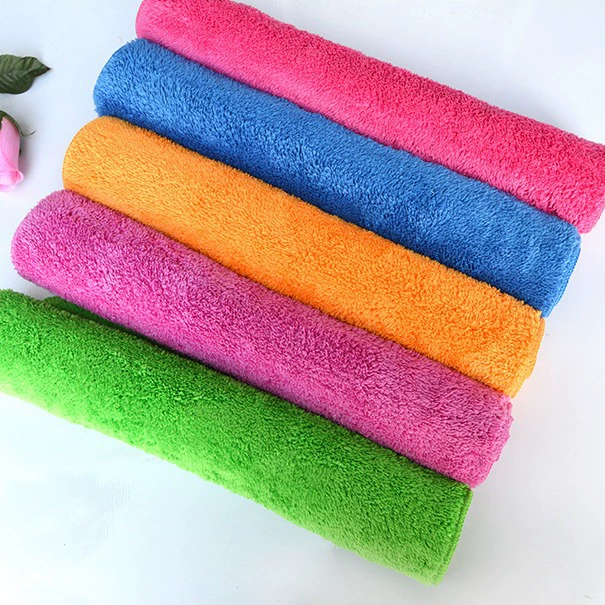 Dongyang floor wipe towel absorbent floor double-layer thickened housework cleaning cleaning towel cleaning cloth coral velvet rag