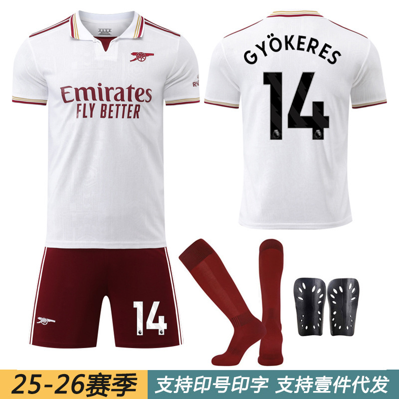 2526款7号萨卡8厄德高球衣41赖斯阿森纳二客14约克雷斯足球服速干|undefined