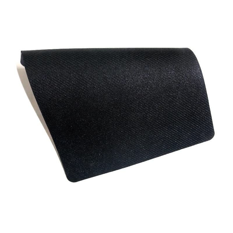 Fabricantes al por mayor de color sólido en blanco ratón de caucho natural tela de tecnología de caucho en stock negro puro se puede imprimir LOGO almohadilla de goma