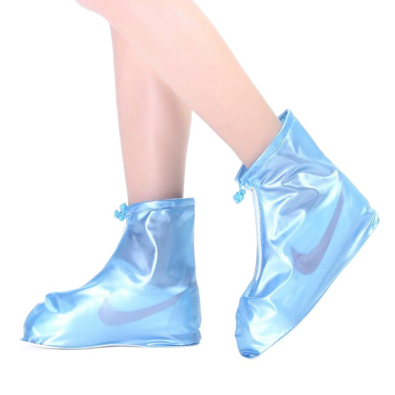 Водонепроницаемый и непромокаемый чехол для обуви средней трубки утолщенный нескользящий туристическая зона, защита от загрязнения, защита от песка, молния, прямые поставки с фабрики оптом