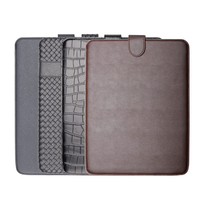 Manufacturer's High-End 15inch Genuine Leather Notebook Sleeve Suitable for MacBook Pro Portable Waterproof Protective Case
