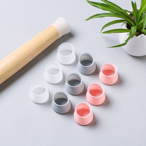 Wear-resistant non-slip silicone table and chair leg covers, chair stool table leg pads, restaurant table and chair leg silent protective covers