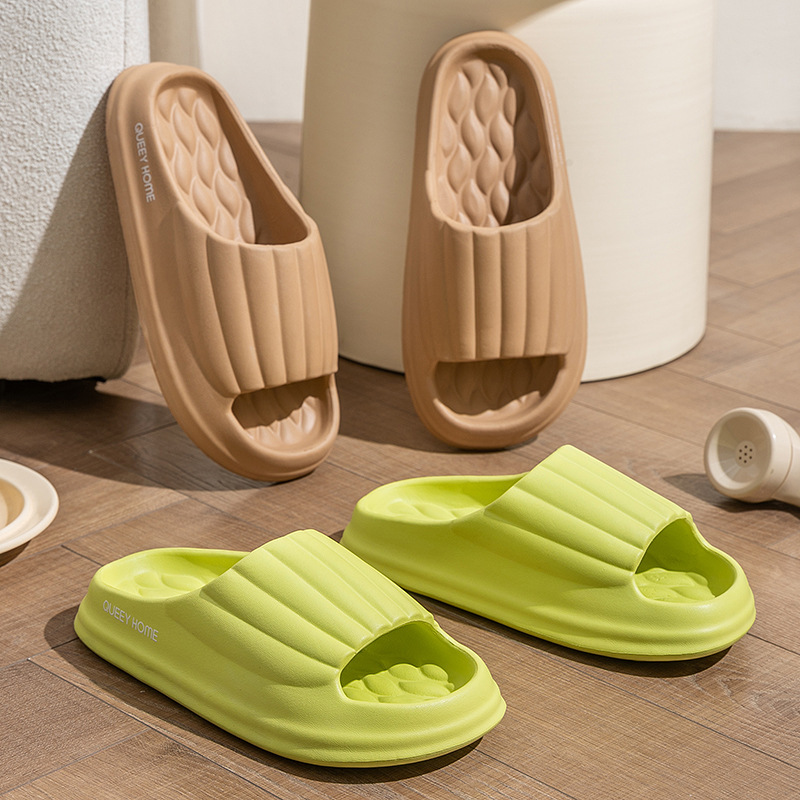 EVA涼しい女性の家の厚い底の室内の家庭用のカップルの涼しいスリッパの柔らかい底の浴室の入浴する滑り止めの2025夏|undefined