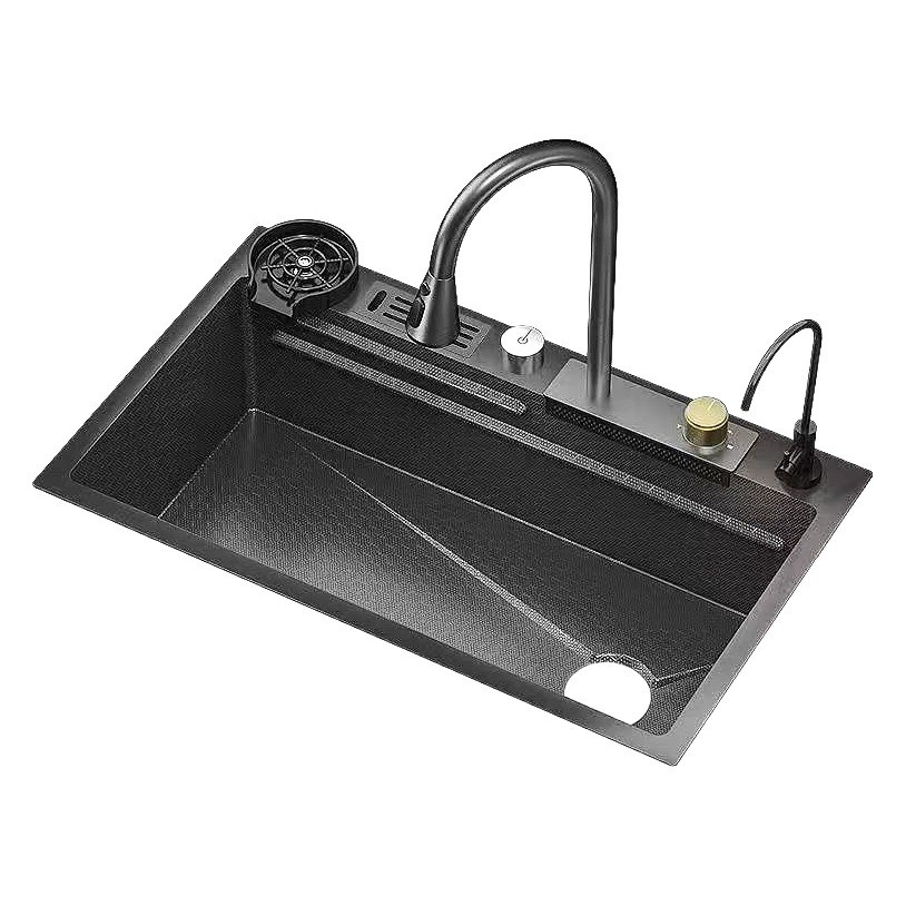 Feiyu cascada fregadero grande fregadero de la cocina fregadero de acero inoxidable fregadero hogar Mesa undercounter cuenca