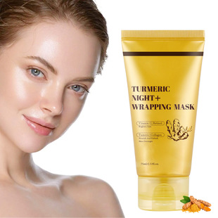New Kojiccollagen Turmeric Collagen Mask with Accessories Brush Turmericcollagenmask Hyaluronic Acid