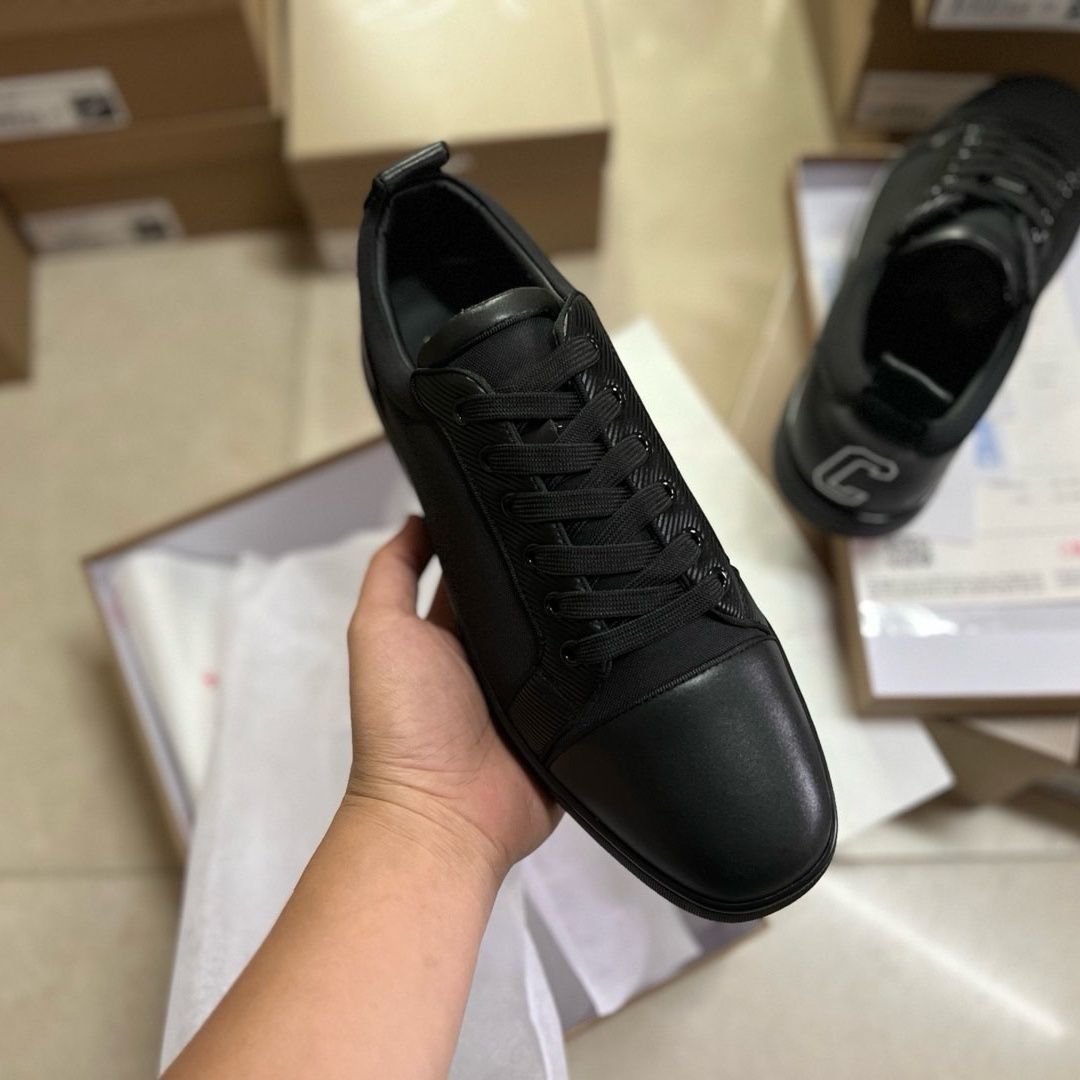 New Cl Red Sole European Men's Shoes Letter Trendy Fashion Men's Sneakers Casual Versatile Trendy Heel Cl Sneakers