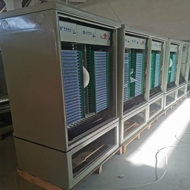 供应光缆交接箱 三网合一 144芯 288芯 576芯 SMC室外落地光交箱