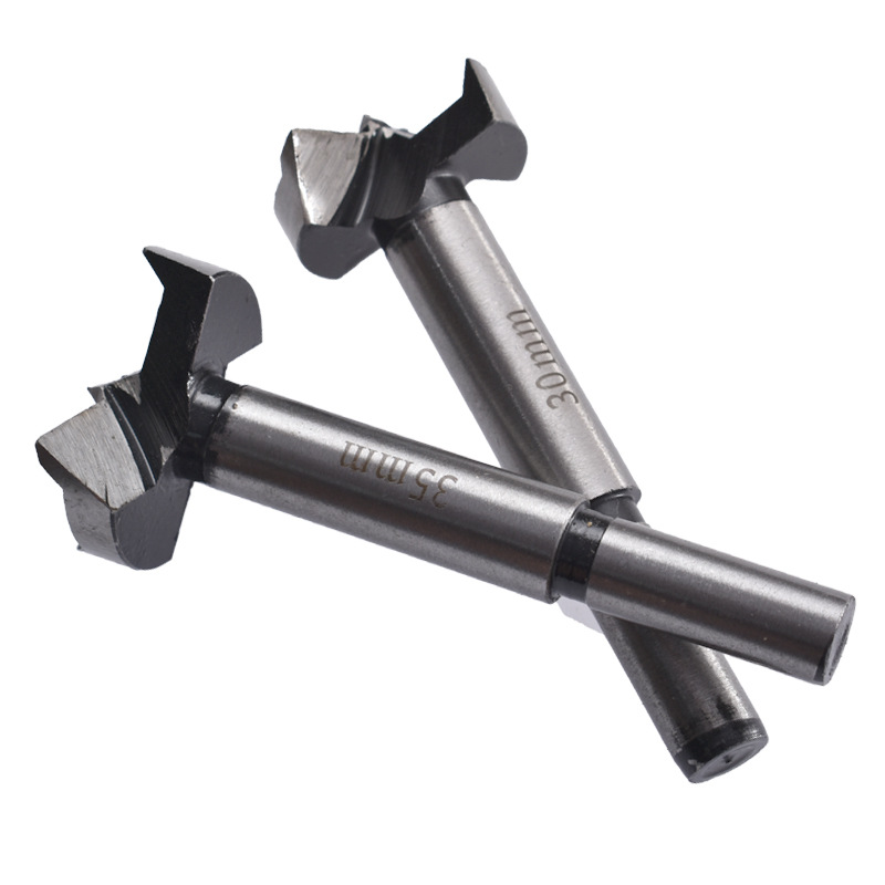 Carpintería ala plana traje de perforación bisagra taladro de perforación al por mayor tablero de la cabeza de madera herramienta de escariado carpintería abridor de agujero