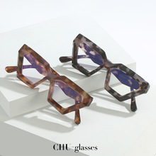 CHU4079 新款时尚防蓝光眼镜欧美个性平光镜跨境百搭 框架眼镜男