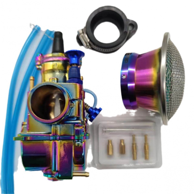 墨西哥美客多热销：125cc-250cc motor 改装化油器 PWK34 镀彩色