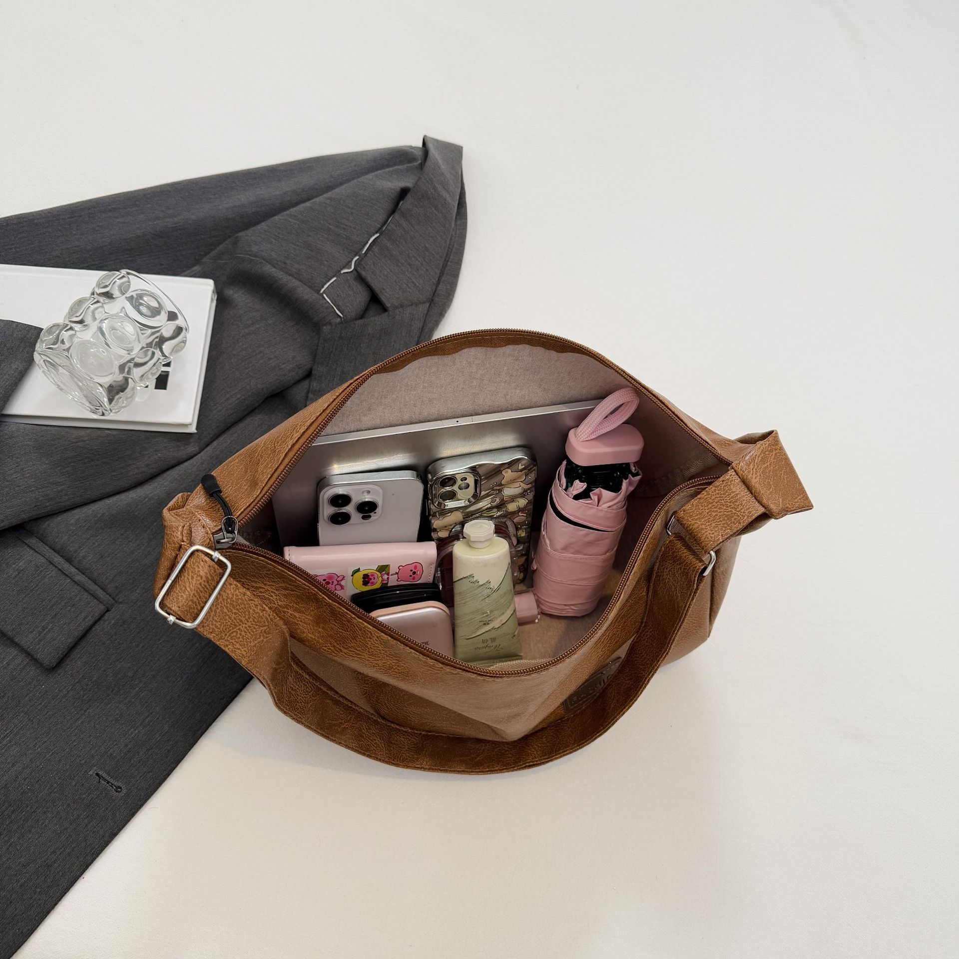 Vintage Style Women's Dumpling Shoulder Bag Crossbody Handbag_voghion.com
