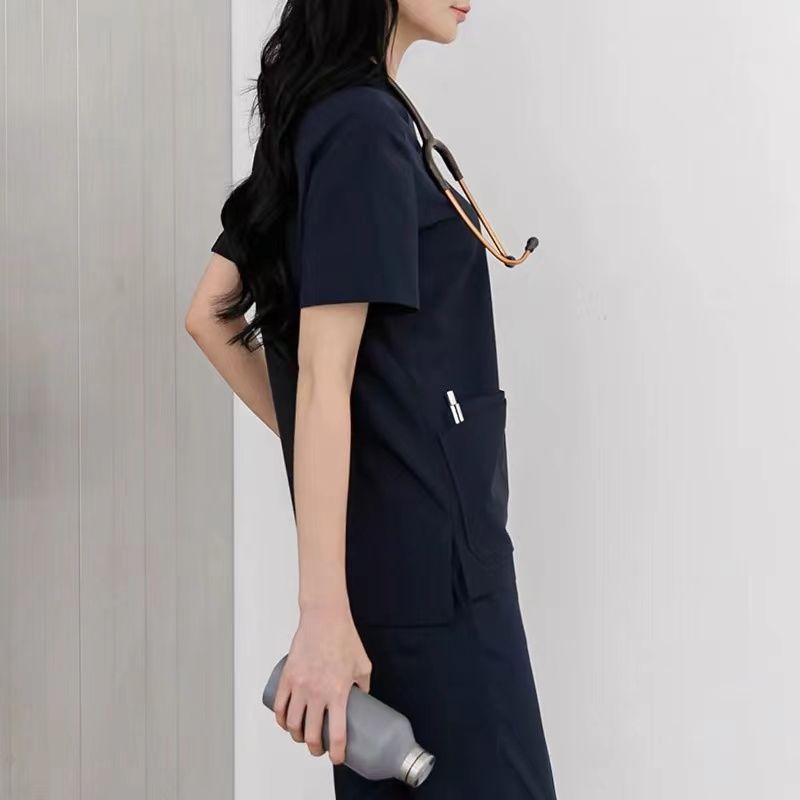 手洗い服、手洗い服、半袖ナース作業服、医療美容ペット口腔科医師作業服、弾性速乾手術服|undefined