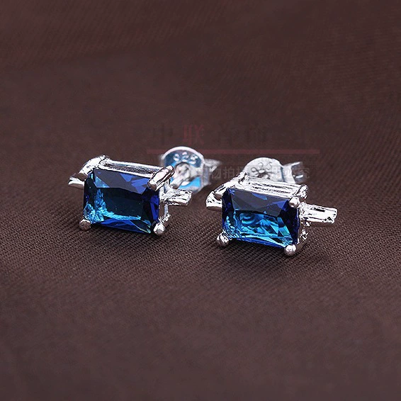 S925 серебряная игла ушная игла унисекс