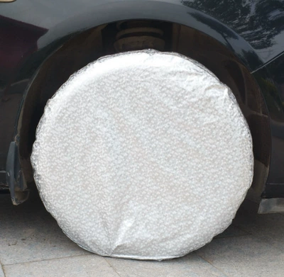 Car tire protective cover/Sun-proof tire protective cover/rain-proof anti-freezing anti-dog urine anti-construction spare tire cover (Spare wheel cover) - dupont-aluminum-film-upgraded-fleece-lined-thickened-1