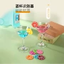 聚会硅胶红酒杯橙子杯贴