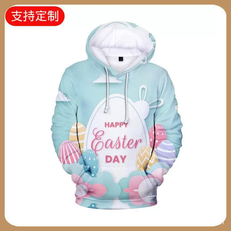 2022 Европа и США новая Западная Пасха вокруг жилетов с капюшоном, большая детская одежда, взрослые мужские 3D-жилеты, производители