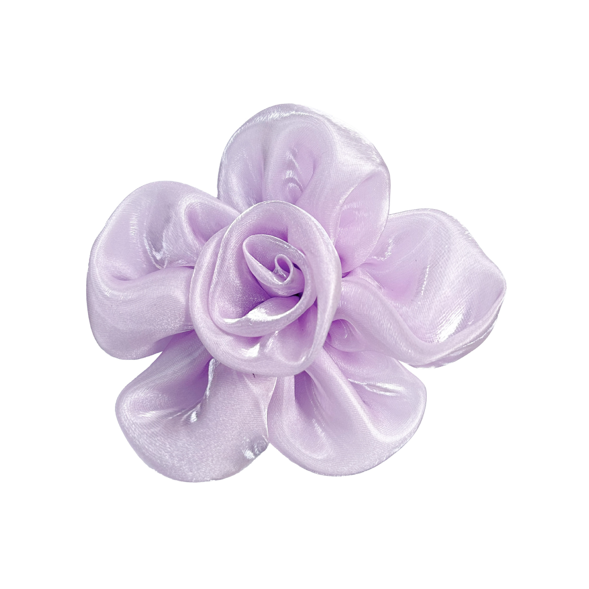 11.6cm fábrica directa accesorios de flores zapatos accesorios de ropa satén flores hechas a mano clip de cabello ropa diy