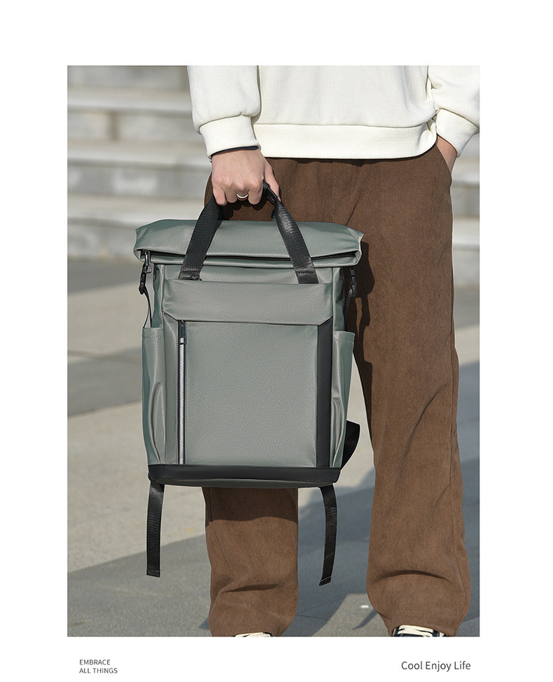 Cross-Border Business Rucksack für Herren mit großem Fassungsvermögen, wasserdicht, Pendler-Rucksack, Outdoor-Reiserucksack, leichte Schultertasche für Studenten