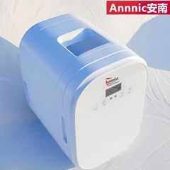8L ラウンドガラス車冷蔵庫車両家庭用デュアル目的半導体インテリジェントデジタルディスプレイ定温冷蔵加熱冷凍冷蔵庫