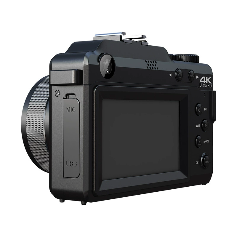 Англоязычная версия 4K HD 64МП ретро цифровая камера с HD-экраном, 18× зумом, антишоком, режимом "красота" X9
