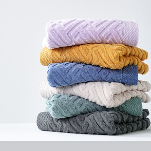 Cross-Border Pure Cotton Plain Face Wash Towel, Soft and Absorbent, Adult Household Amazon Best-Selling Wholesale Face Towel