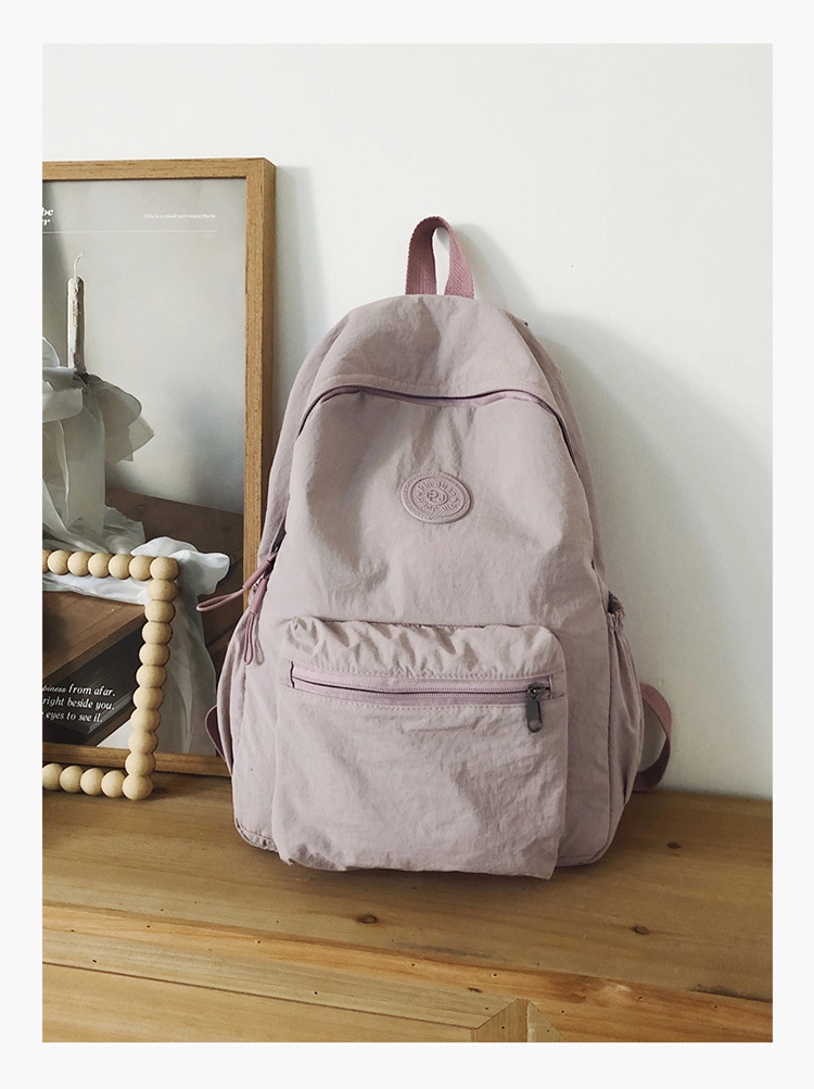 2024 Bergsteiger Reise Neuer koreanischer Stil Schulrucksack Schüler Rucksack Gymnasialschüler Mittelschüler Einfarbiger einfacher Rucksack