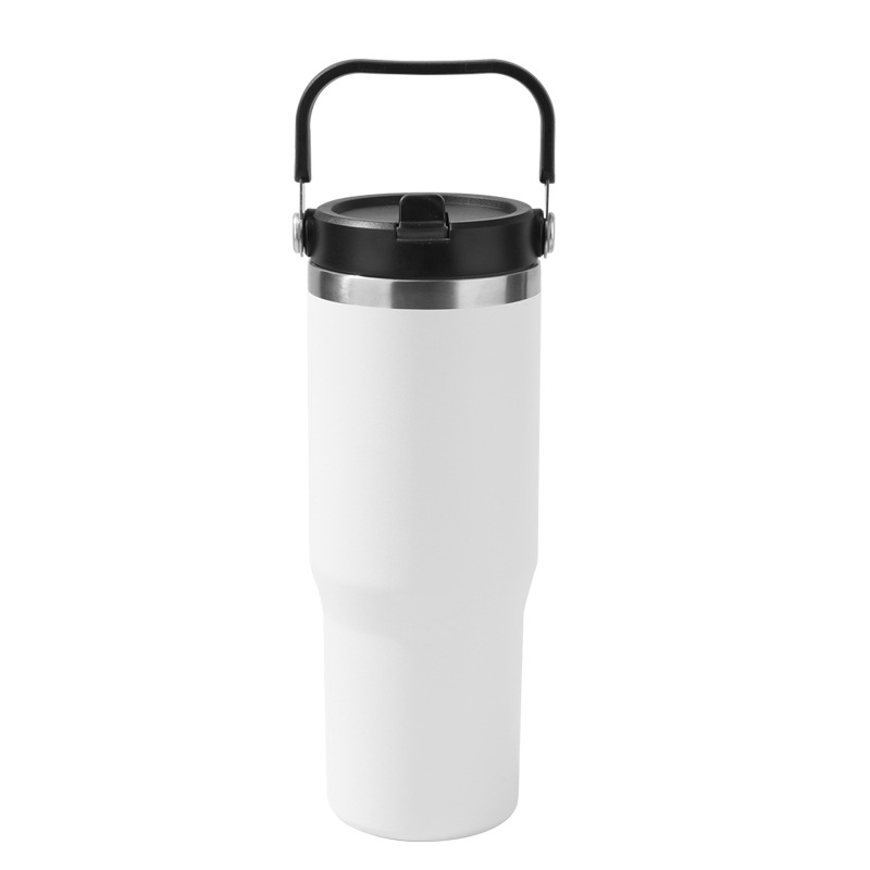 Cruz-frontera 30oz coche taza de gran capacidad de acero inoxidable aislamiento térmico helado taza conveniente coche taza de agua fábrica al por mayor