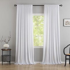 国境を越えてアマゾンの純色オランダのベルベット完成品布芸カーテンリビングルームの純色遮光シェード
