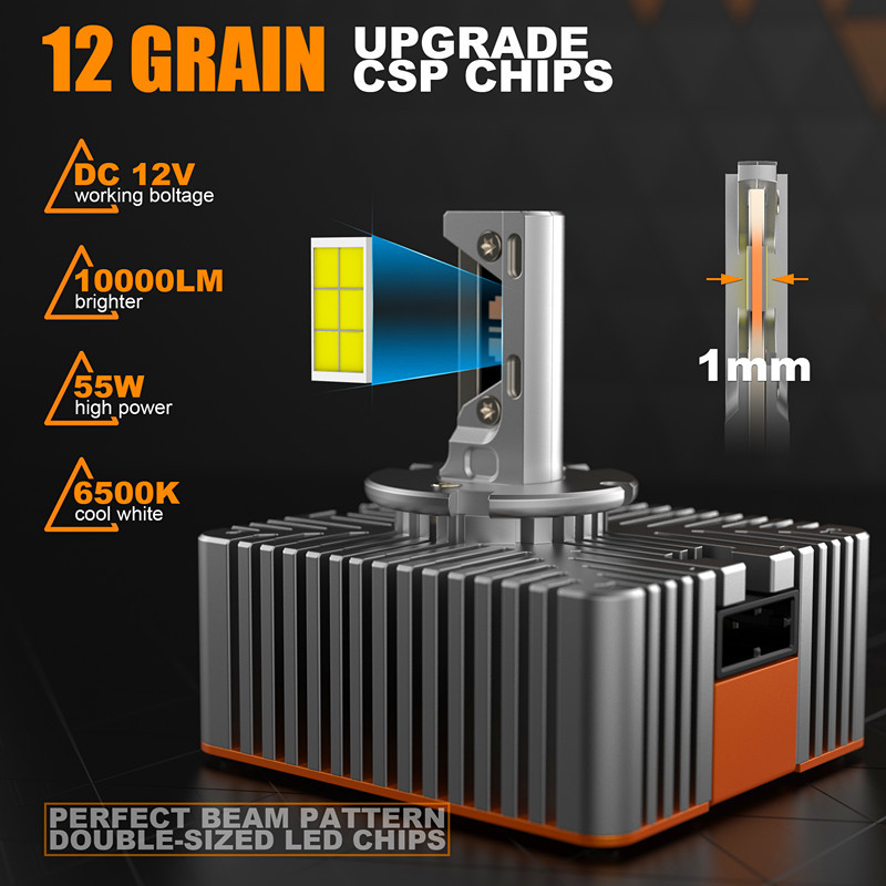Nueva actualización de la serie D de faro LED para automóviles D1S D3S D5S D8S D2S D4S